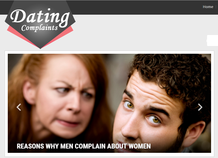 datingcomplaints.com home page screenshot and logo