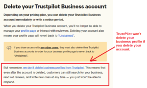 trustpilot ratings improvement