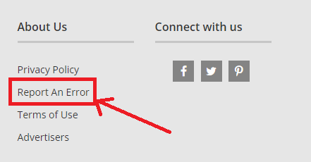 homefacts report an error