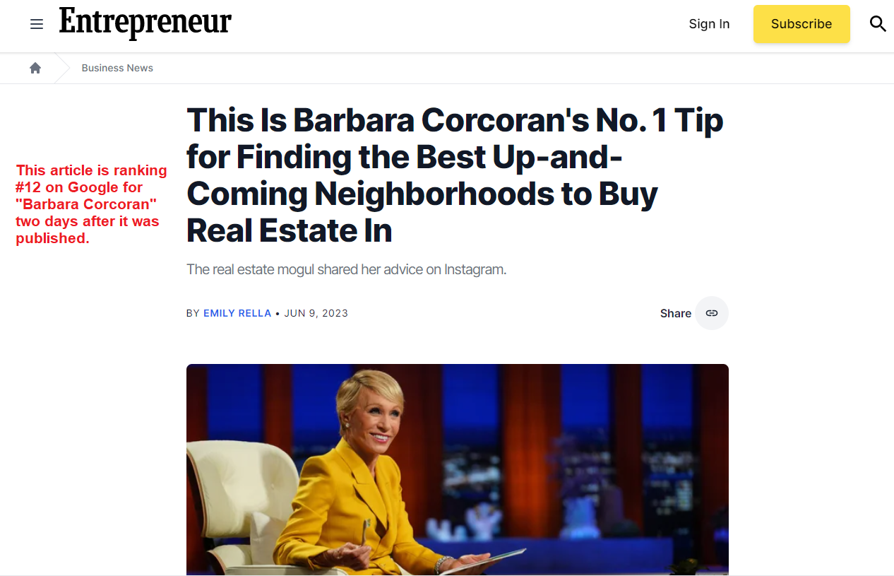 barbara corcoran entrepreneur article