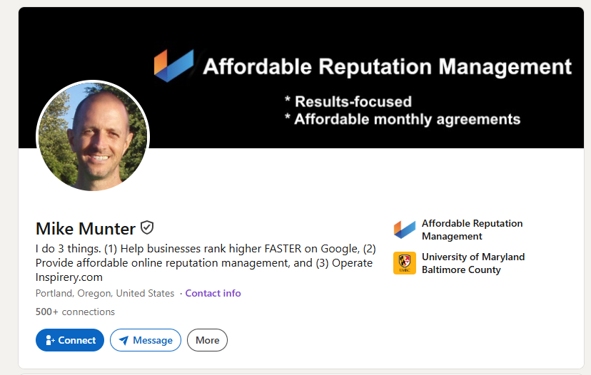 linkedin mike munter