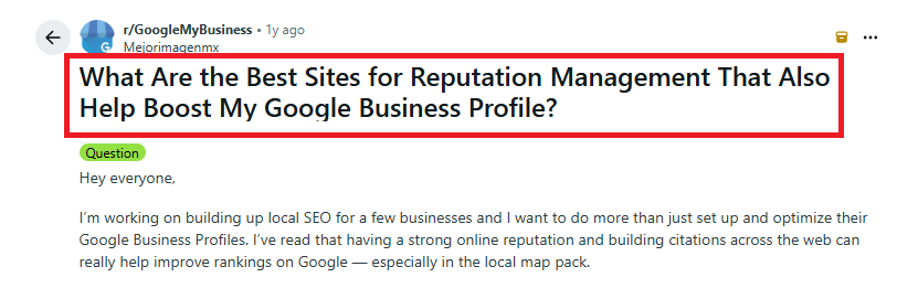 What Are the Best Sites for Reputation Management - reddit