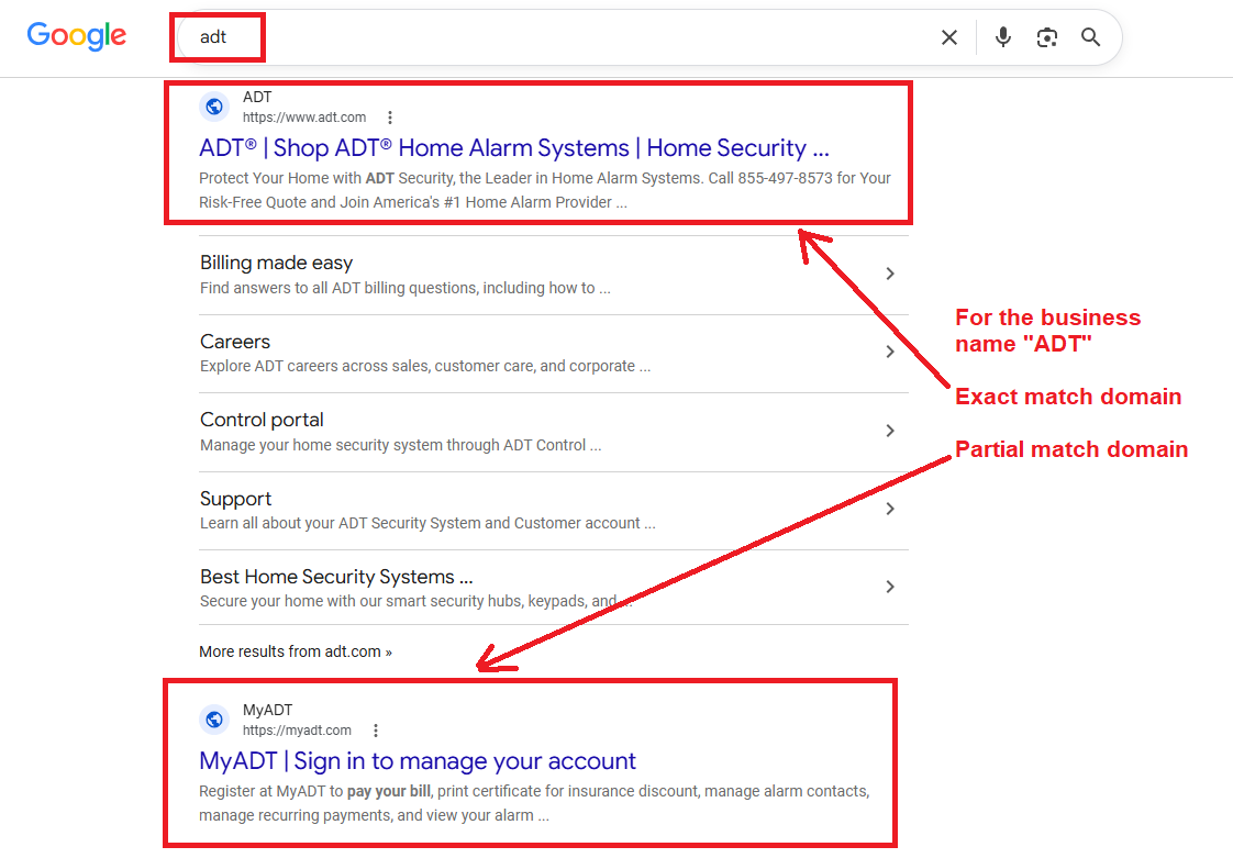 adt search results august 2026