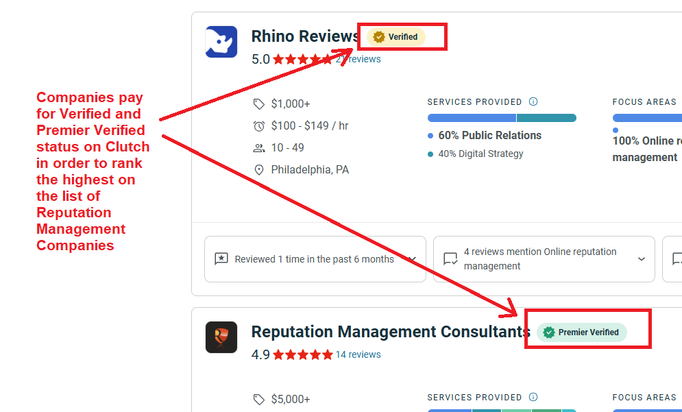 clutch rankings of best reputation management companies