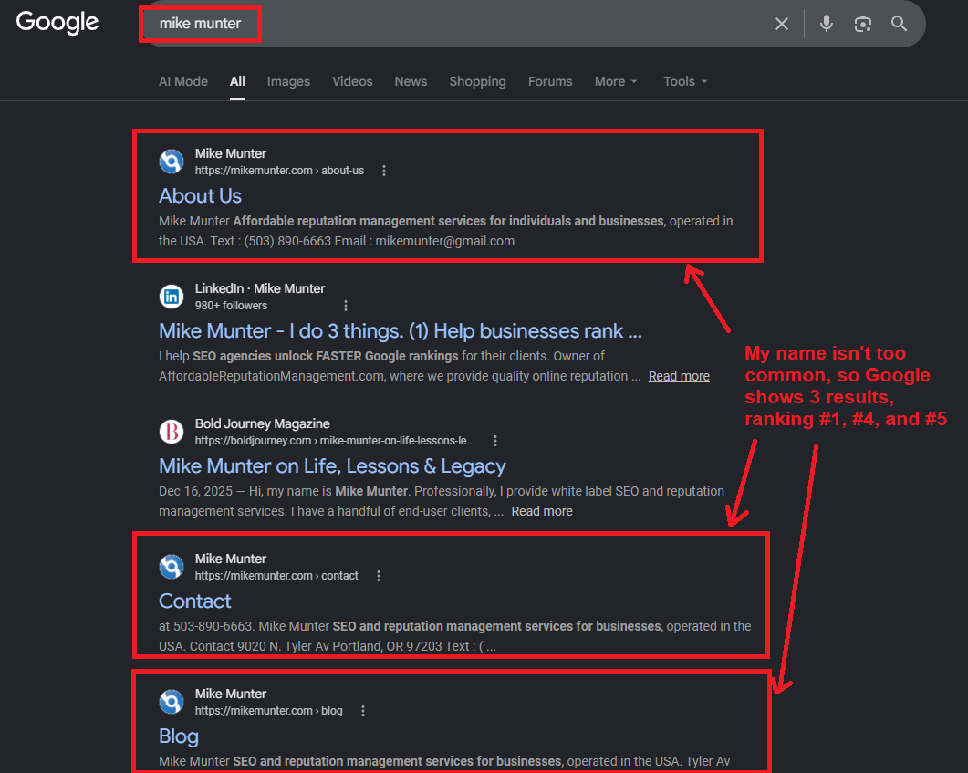 mike munter search results aug 2026